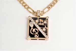 Music Note Pendant