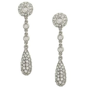 Simon G 1.51ctw Diamond Drop Earrings ME1305 - 2 - Kappy's Fine Jewelry ...