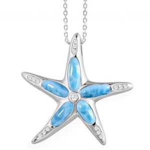 Starfish Pendant Sterling Silver