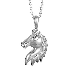Equestrian Horse Charm Sterling Silver