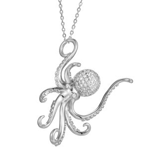 Octopus Charm Sterling Silver