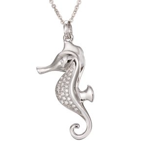 Seahorse Pendant Sterling Silver
