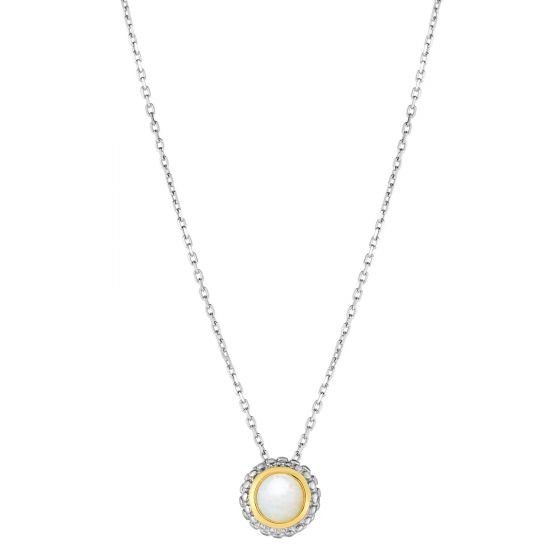 Opal Necklace Sterling Silver 18k Gold - Kappy's Fine Jewelry | West