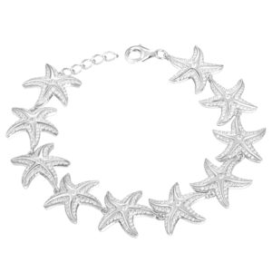 Starfish Bracelet 925 Sterling Silver