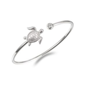 Bangle Turtle Bracelet Sterling Silver