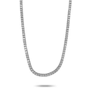 Diamond Tennis Necklace 8 1/2ctw 14k White Gold