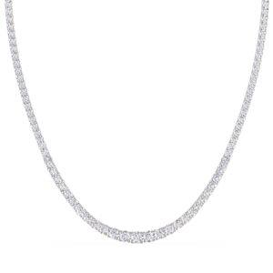 20ctw Lab Grown Diamond Tennis Necklace 14k White Gold
